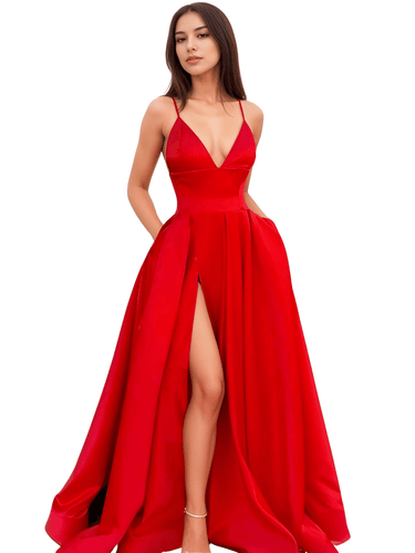 Evening Gown With Pockets - Get Custom Sizing & Colors! -, Maxi Dress , Drestiny , 10, 12, 14, 16, 2, 4, 6, 8, Apricot, Australia, Black, Blue, Canada, Dark Green, Deep Pink, Green, Khaki, Light Blue, Maxi Dresses, New Zealand, Pink, Purple, Red, Royal Blue, Sleeveless, Teal, United Kingdom, United States, Yellow , Drestiny , www.shopdrestiny.com